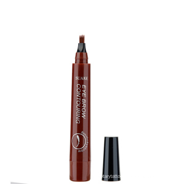 Microblading Waterproof Fork Tip Liquid Eye Brow Pencil